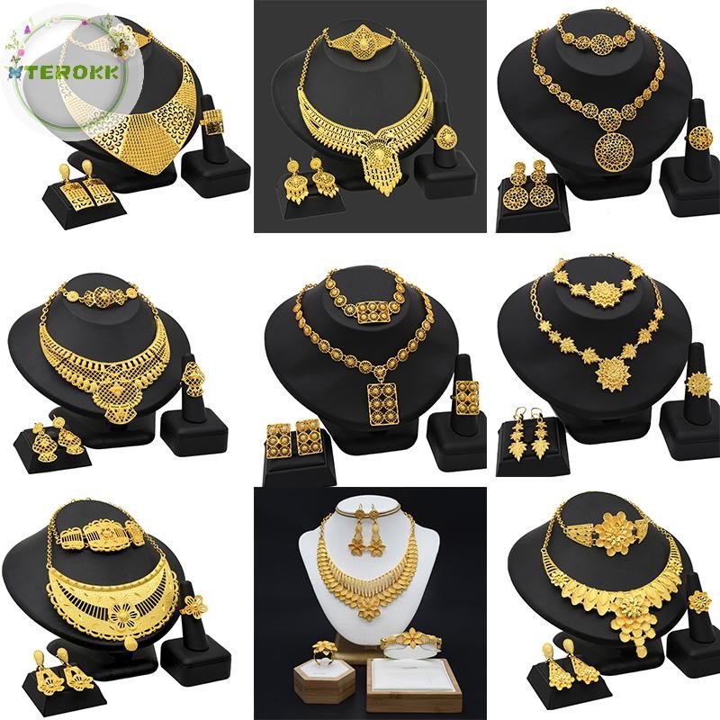 Bộ Trang Sức Mạ Vàng 24k Sang Trọng | Phụ Kiện Mặc Áo Dài - Mê Áo Dài - ảnh chi tiết 5