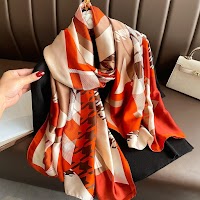 Khăn Lụa In Họa Tiết Thời Trang Cao Cấp | Phụ Kiện Mê Áo Dài - thumbnail 13