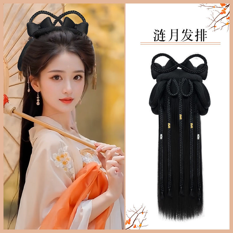Tóc Giả Lười Phong Cách Trung Hoa | Kiểu Tóc Cổ Điển Đa Dụng - ảnh chi tiết 6