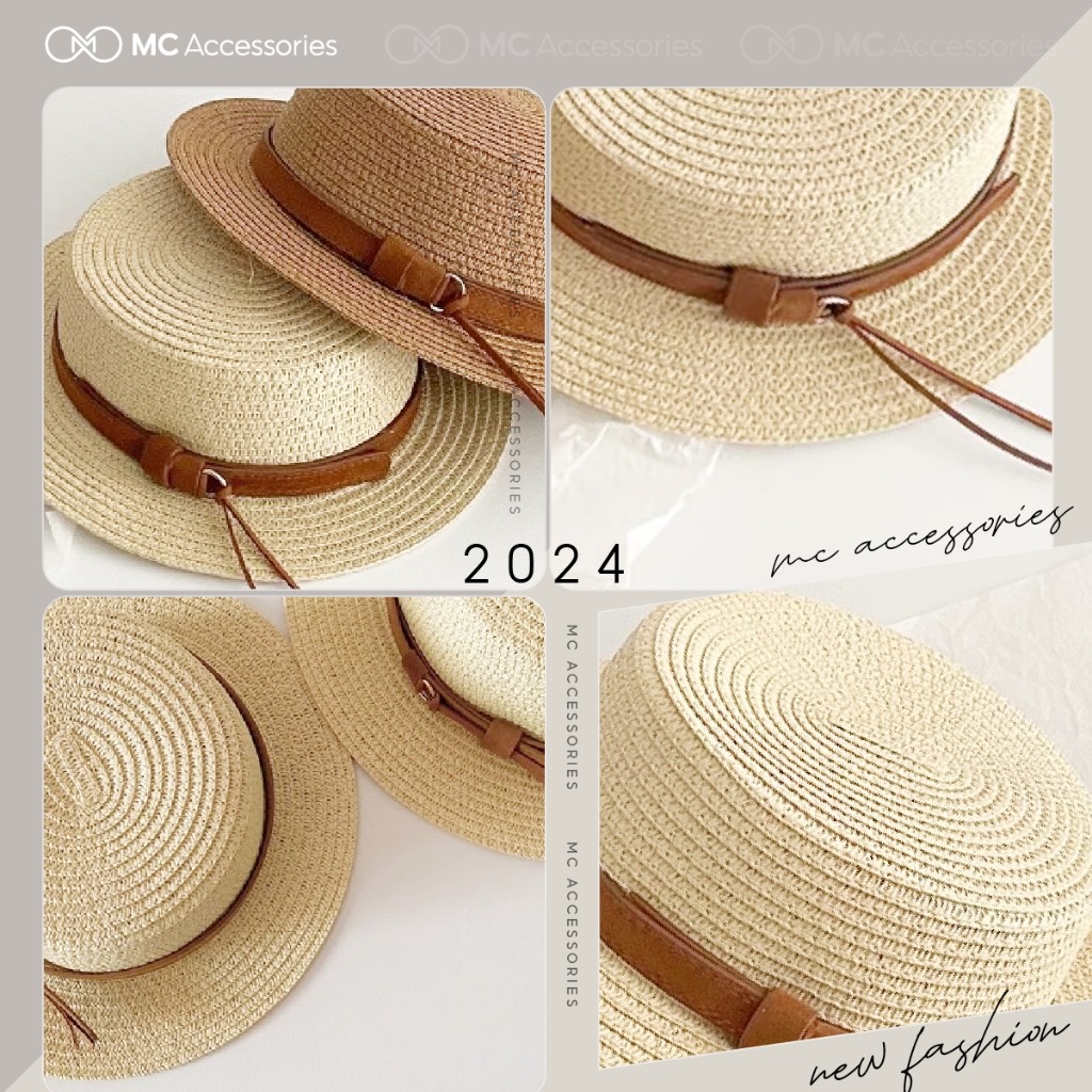 Nón Cói Đi Biển Vành Rộng Vintage | Phụ Kiện Mê Áo Dài - ảnh chi tiết 8