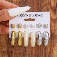 Bộ 6 Đôi Bông Tai Giọt Nước DITIPOO Sang Trọng | Phụ Kiện Áo Dài - Mê Áo Dài - thumbnail 12