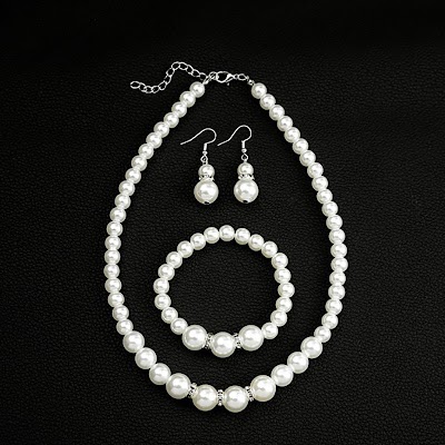 Bộ Trang Sức 4 Món Ngọc Trai Cá Tính | Phụ Kiện Mặc Áo Dài Tinh Tế