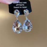 Bộ Vòng Cổ Bông Tai Giọt Nước Đính Đá | Trang Sức Mặc Áo Dài Sang Trọng - thumbnail 9