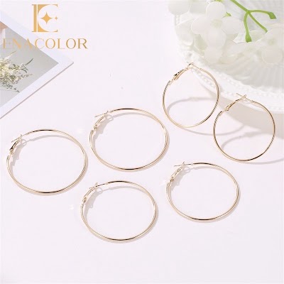 Bộ 6 Bông Tai Tròn Tinh Tế | Phụ Kiện Mặc Áo Dài Sang Trọng - Mê Áo Dài