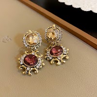 Bộ Vòng Cổ Kim Cương Vuông Cổ Điển | Phụ Kiện Áo Dài Phong Cách Cung Đình - thumbnail 12