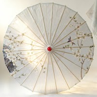 Dù Giấy Nan Tre Cổ Điển Trắng | Phụ Kiện Chụp Ảnh Áo Dài Mê Áo Dài