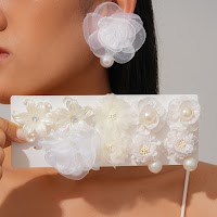 Bộ Bông Tai Hoa Vải Thanh Lịch | Phụ Kiện Áo Dài - Mê Áo Dài