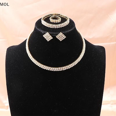 Bộ Trang Sức Cô Dâu 4 Món Cao Cấp | Phụ Kiện Áo Dài Sang Trọng Mê Áo Dài
