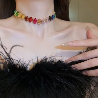 Vòng Cổ Giọt Pha Lê Hàn Quốc Sang Trọng | Trang Sức Mê Áo Dài - thumbnail 2