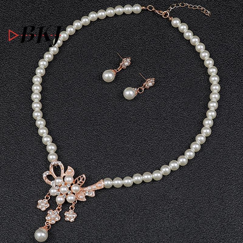 Bộ Trang Sức Cô Dâu Ngọc Trai & Đá Giả | Dành Cho Áo Dài Đẹp