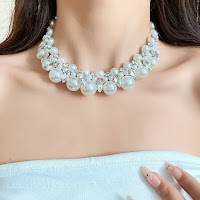 Dây Chuyền Đính Đá Và Ngọc Trai Sang Trọng | Trang Sức Mê Áo Dài