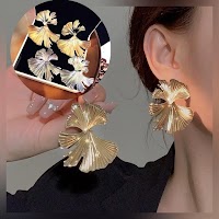Bông Tai Hình Chiếc Lá Phong Cách Retro | Phụ Kiện Mặc Áo Dài Sang Trọng
