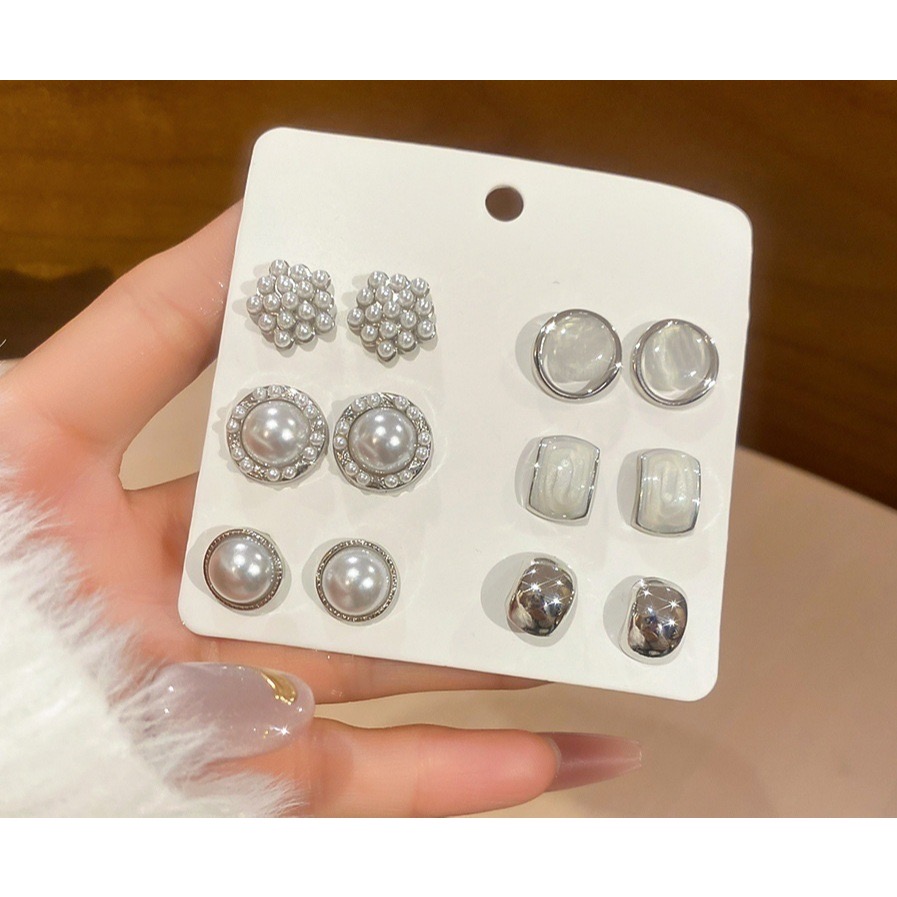 Set Bông Tai Hàn Quốc Xinh Xắn | Phụ Kiện Áo Dài - Mê Áo Dài - ảnh chi tiết 5