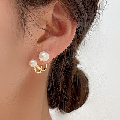 Bông Tai Nữ Phong Cách Hàn Quốc | Phụ Kiện Trang Sức Mặc Áo Dài Sang Trọng