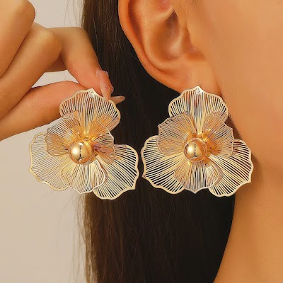 Bộ Trang Sức Vòng Cổ Bông Tai Retro Cao Cấp | Phụ Kiện Áo Dài Sang Trọng