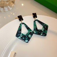 DREJEW Bông Tai Kim Bạc Acrylic Kiểu Hình Học Đơn Giản Thời Trang Cho Nữ - thumbnail 10