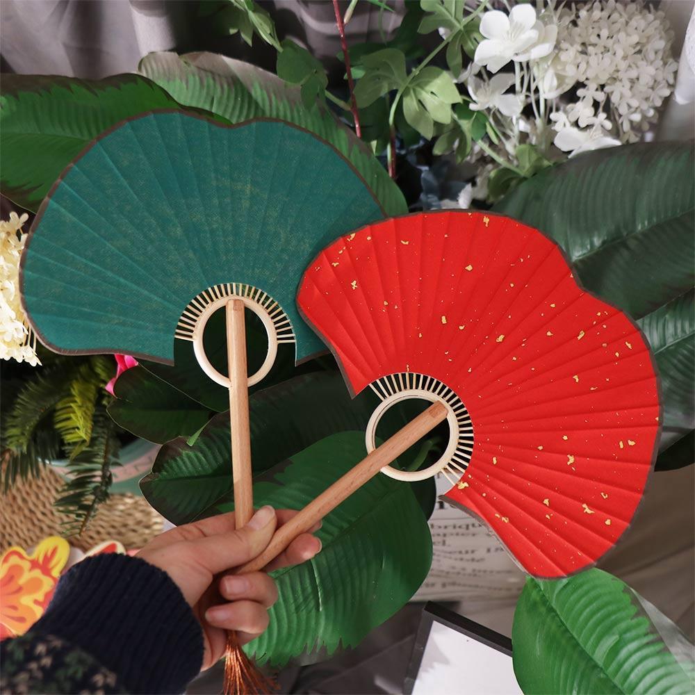 Quạt Hai Mặt Tròn Cổ Điển | Phụ Kiện Áo Dài Độc Đáo - ảnh chi tiết 2