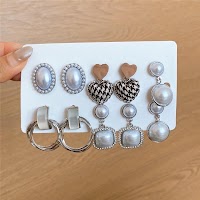 Bông Tai Ngọc Trai Hình Trái Tim Tinh Tế | Phụ Kiện Áo Dài - Mê Áo Dài - thumbnail 5