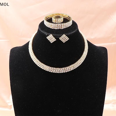 Bộ Trang Sức Cô Dâu 4 Món Cao Cấp | Phụ Kiện Áo Dài Sang Trọng Mê Áo Dài