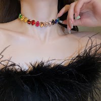 Vòng Cổ Giọt Pha Lê Hàn Quốc Sang Trọng | Trang Sức Mê Áo Dài - thumbnail 7
