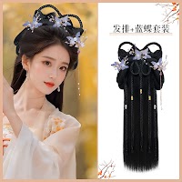 Tóc Giả Lười Phong Cách Trung Hoa | Kiểu Tóc Cổ Điển Đa Dụng - thumbnail 5