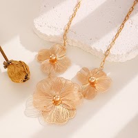 Bộ Trang Sức Vòng Cổ Bông Tai Retro Cao Cấp | Phụ Kiện Áo Dài Sang Trọng - thumbnail 21