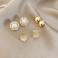 Bông Tai Ngọc Trai Hàn Quốc Tinh Tế | Phụ Kiện Mặc Áo Dài Sang Trọng - Mê Áo Dài - thumbnail 14