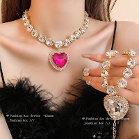 Bộ Dây Chuyền Xương Đòn Đính Đá Sang Trọng | Phụ Kiện Áo Dài Mê Áo Dài - thumbnail 2