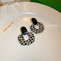 DREJEW Bông Tai Kim Bạc Acrylic Kiểu Hình Học Đơn Giản Thời Trang Cho Nữ - thumbnail 7