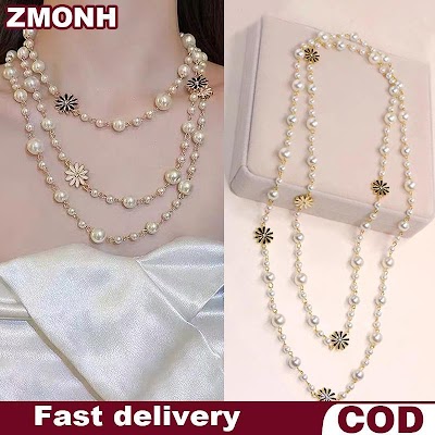 Vòng Cổ Ngọc Trai 2 Lớp Cổ Điển | Phụ Kiện Mặc Áo Dài Sang Trọng