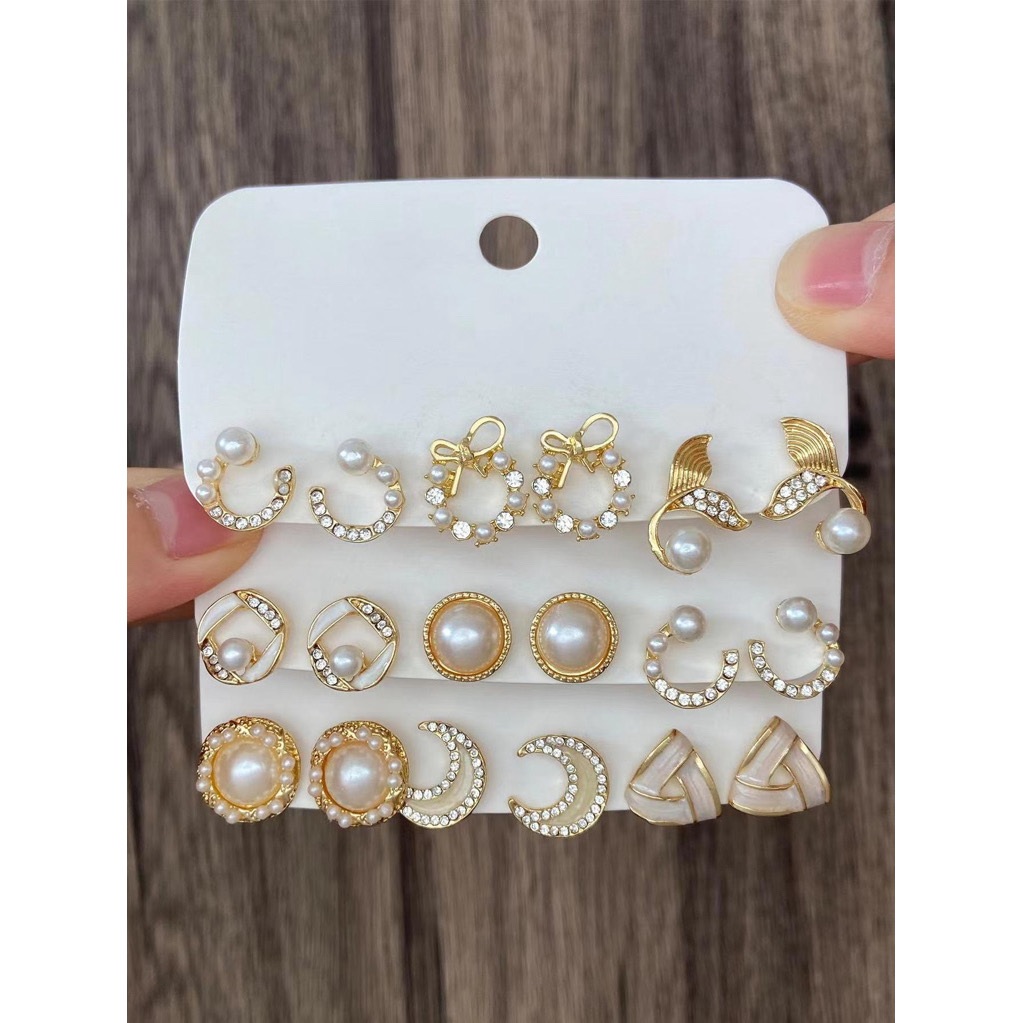 Set Khuyên Tai Bạc Phong Cách Hàn Quốc | Phụ Kiện Mê Áo Dài Tinh Tế - ảnh chi tiết 4