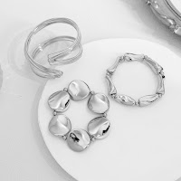 Bộ 3 Vòng Tay Chunky Bản Rộng Cá Tính | Phụ Kiện Áo Dài - Mê Áo Dài - thumbnail 5