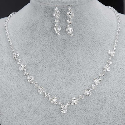 Bộ Trang Sức Cô Dâu Kim Cương Giả Móng Vuốt | Phụ Kiện Áo Dài Cưới Sang Trọng