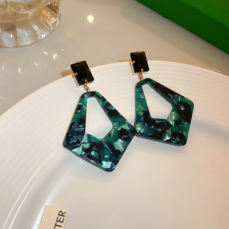 DREJEW Bông Tai Kim Bạc Acrylic Kiểu Hình Học Đơn Giản Thời Trang Cho Nữ - ảnh chi tiết 10