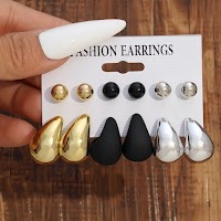 Bộ 6 Đôi Bông Tai Giọt Nước DITIPOO Sang Trọng | Phụ Kiện Áo Dài - Mê Áo Dài - thumbnail 10
