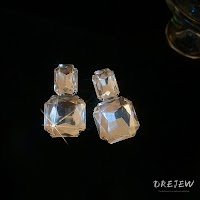 Bộ 3 Trang Sức Hình Vuông Đính Kim Cương | Phụ Kiện Áo Dài - Mê Áo Dài - thumbnail 7