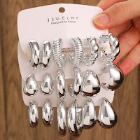 Set Khuyên Tai Bạc Phong Cách Hàn Quốc | Phụ Kiện Mê Áo Dài Tinh Tế - thumbnail 7