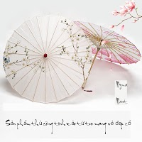 Ô Dù Cổ Trang Tranh Thủy Mặc | Phụ Kiện Chụp Ảnh Áo Dài Độc Đáo - thumbnail 2