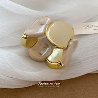 Vòng Tay Acrylic Nối Tròn Phong Cách Âu Mỹ | Phụ Kiện Mê Áo Dài Cá Tính - thumbnail 6