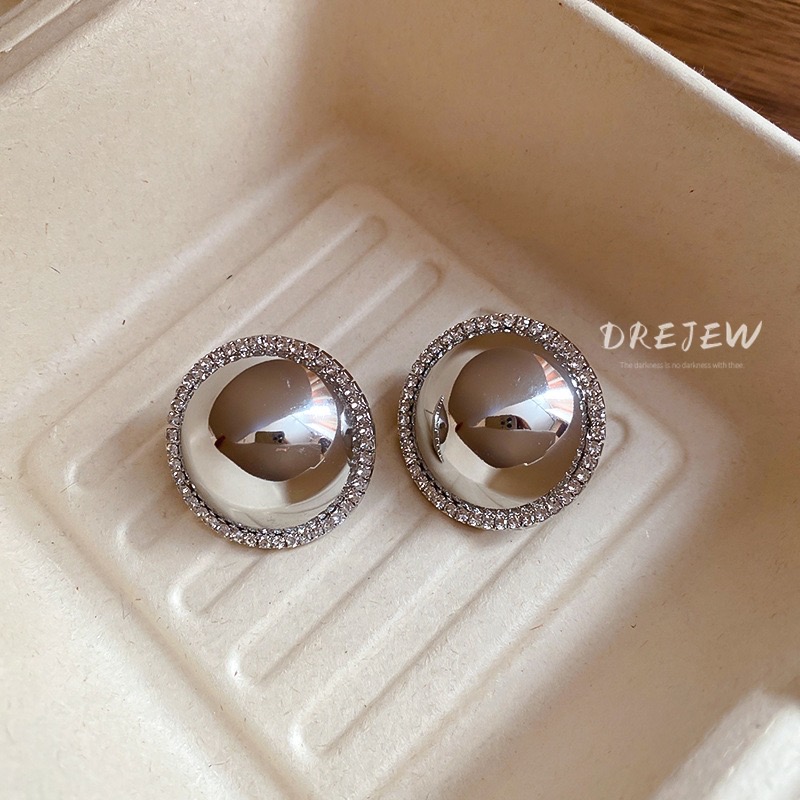 Bông Tai Bạc 925 Đính Đá Sang Trọng | Phụ Kiện Mặc Áo Dài Tinh Tế - Mê Áo Dài - ảnh chi tiết 6