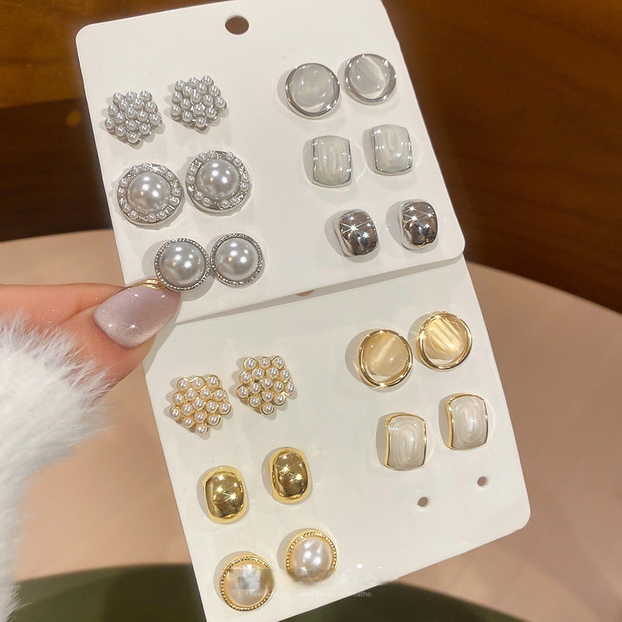 Set Bông Tai Hàn Quốc Xinh Xắn | Phụ Kiện Áo Dài - Mê Áo Dài - ảnh chi tiết 3