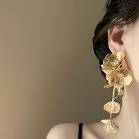Bông Tai Tua Rua Hoa Phóng Đại Nổi Bật | Trang Sức Mặc Áo Dài Mê Áo Dài - thumbnail 10