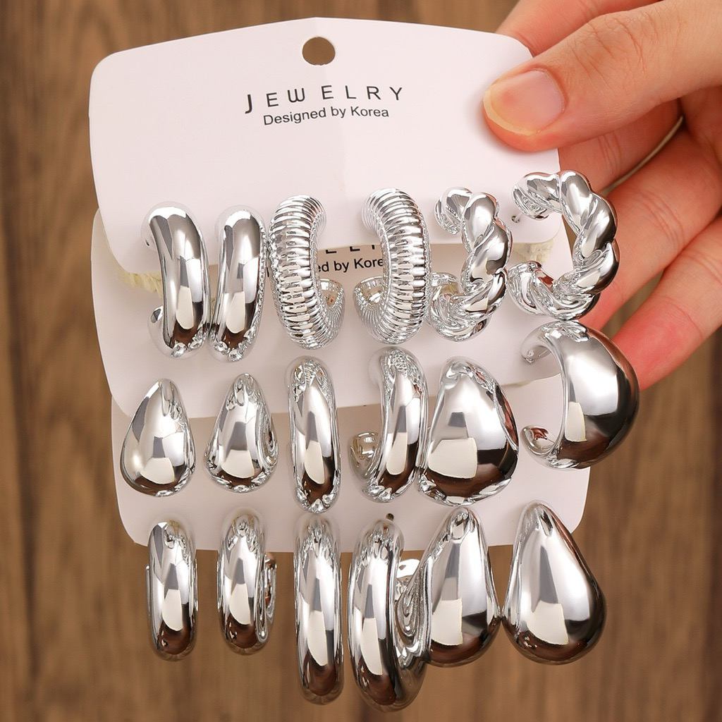 Set Khuyên Tai Bạc Phong Cách Hàn Quốc | Phụ Kiện Mê Áo Dài Tinh Tế - ảnh chi tiết 7