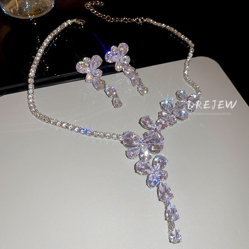 Bộ Trang Sức DREJEW Hình Bướm Tua Rua | Phụ Kiện Áo Dài - Mê Áo Dài - ảnh chi tiết 10