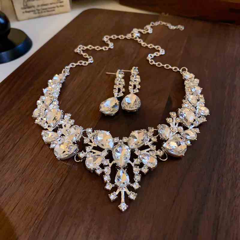Bộ Trang Sức Cưới Bạc Tua Rua Lấp Lánh | Phụ Kiện Áo Dài - Mê Áo Dài - ảnh chi tiết 18