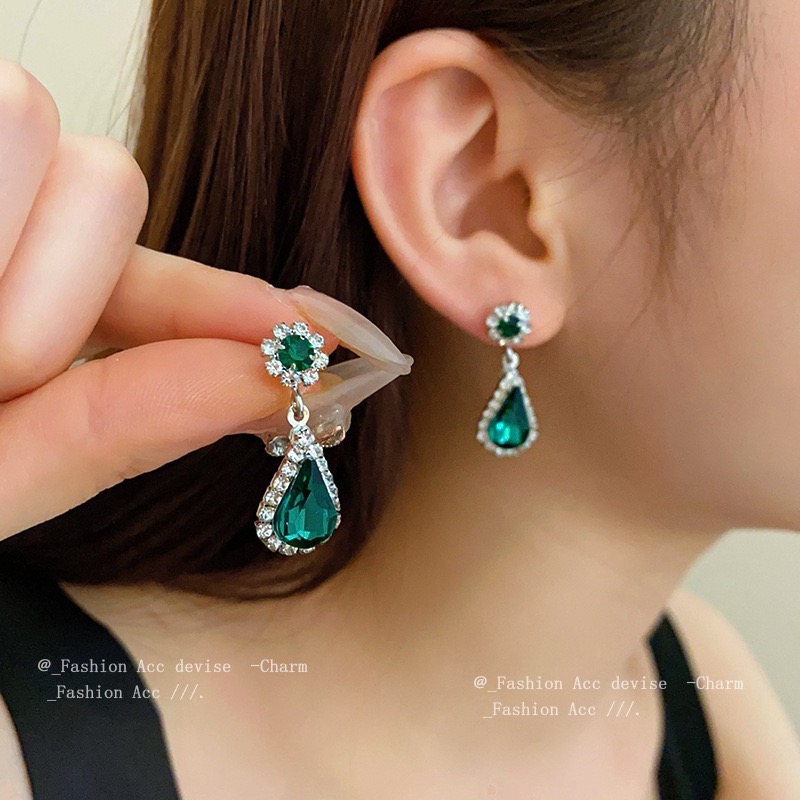 Bộ Trang Sức Giọt Nước Sang Trọng | Phụ Kiện Áo Dài - Mê Áo Dài - ảnh chi tiết 3