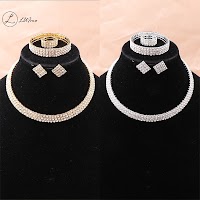 Combo 4 Món Trang Sức Đính Đá Lấp Lánh | Phụ Kiện Mặc Áo Dài Mê Áo Dài