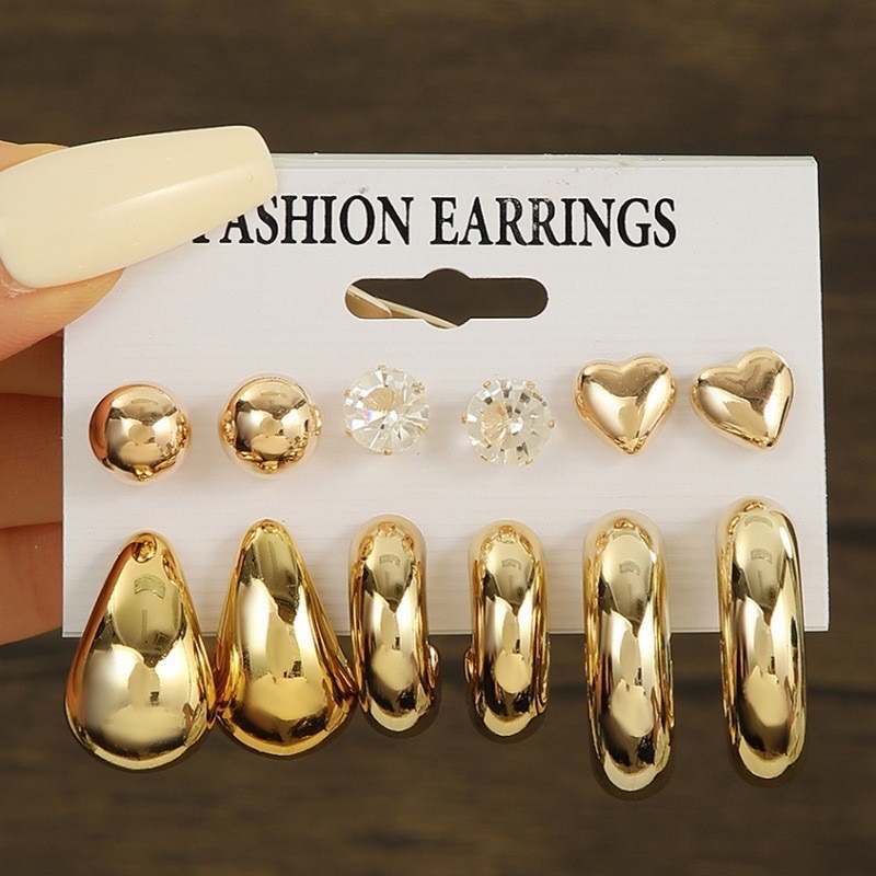 Set Bông Tai Hàn Quốc Xinh Xắn | Phụ Kiện Áo Dài - Mê Áo Dài - ảnh chi tiết 9