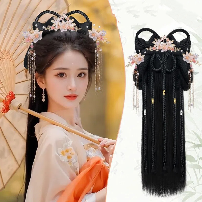 Tóc Giả Lười Phong Cách Trung Hoa | Kiểu Tóc Cổ Điển Đa Dụng