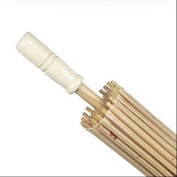 Dù Giấy Nan Tre Cổ Điển Trắng | Phụ Kiện Chụp Ảnh Áo Dài Mê Áo Dài - thumbnail 4